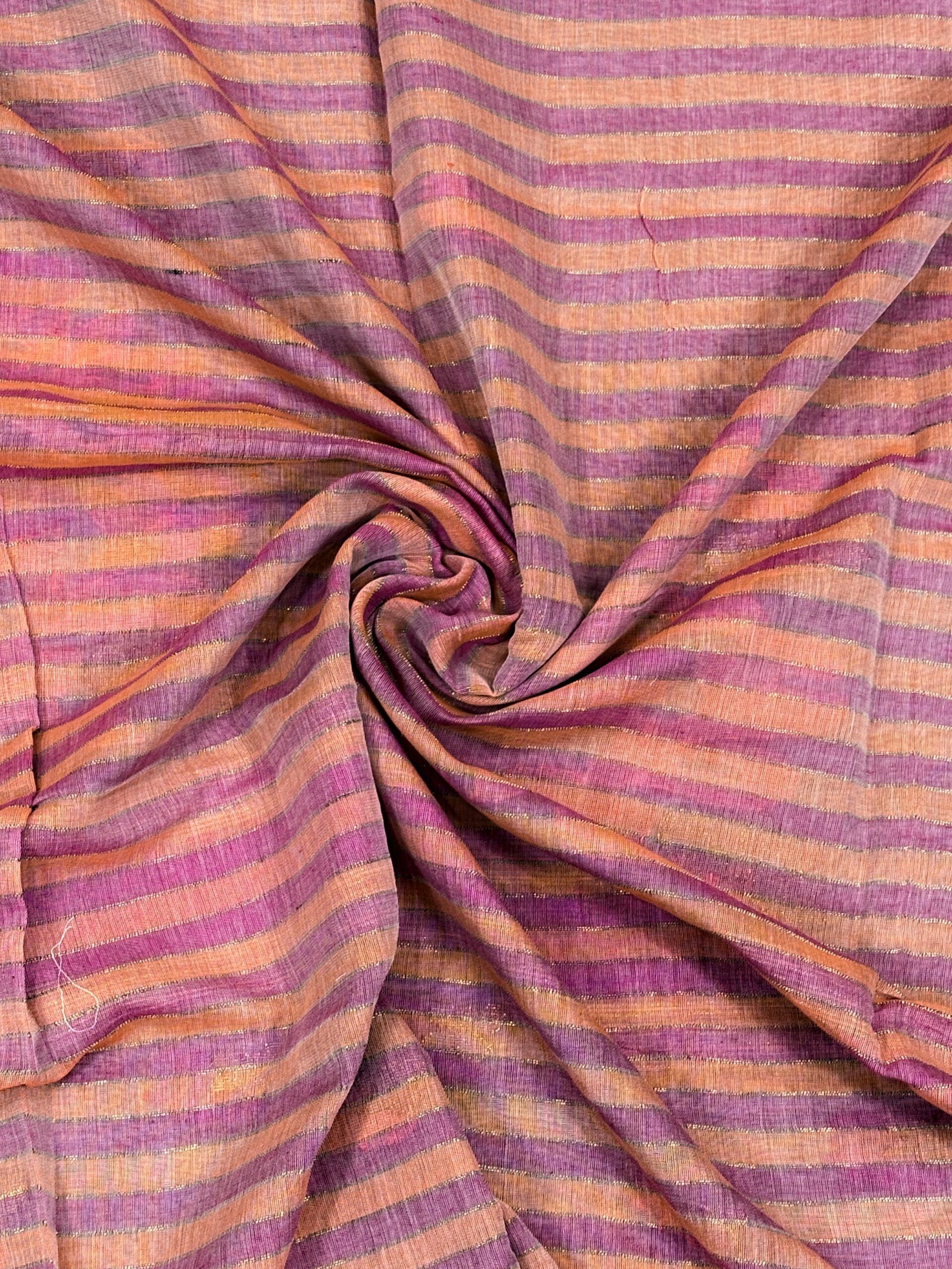Slate Grey Handloom Premium Cotton Jamdani Saree - Image 5