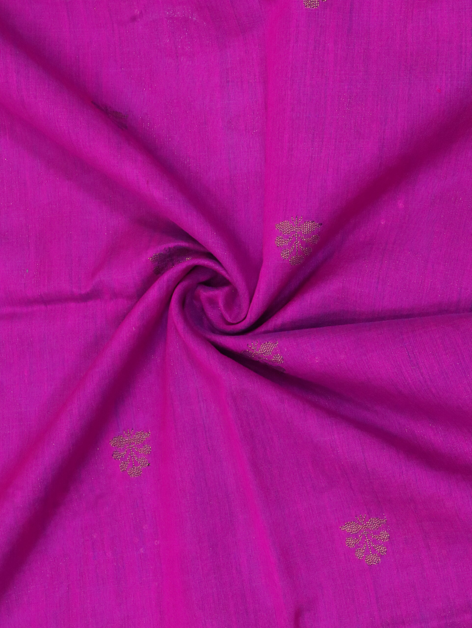 Navy Blue Muslin Silk Multicolor Mina Sequence Work Jamdani Saree - Image 2