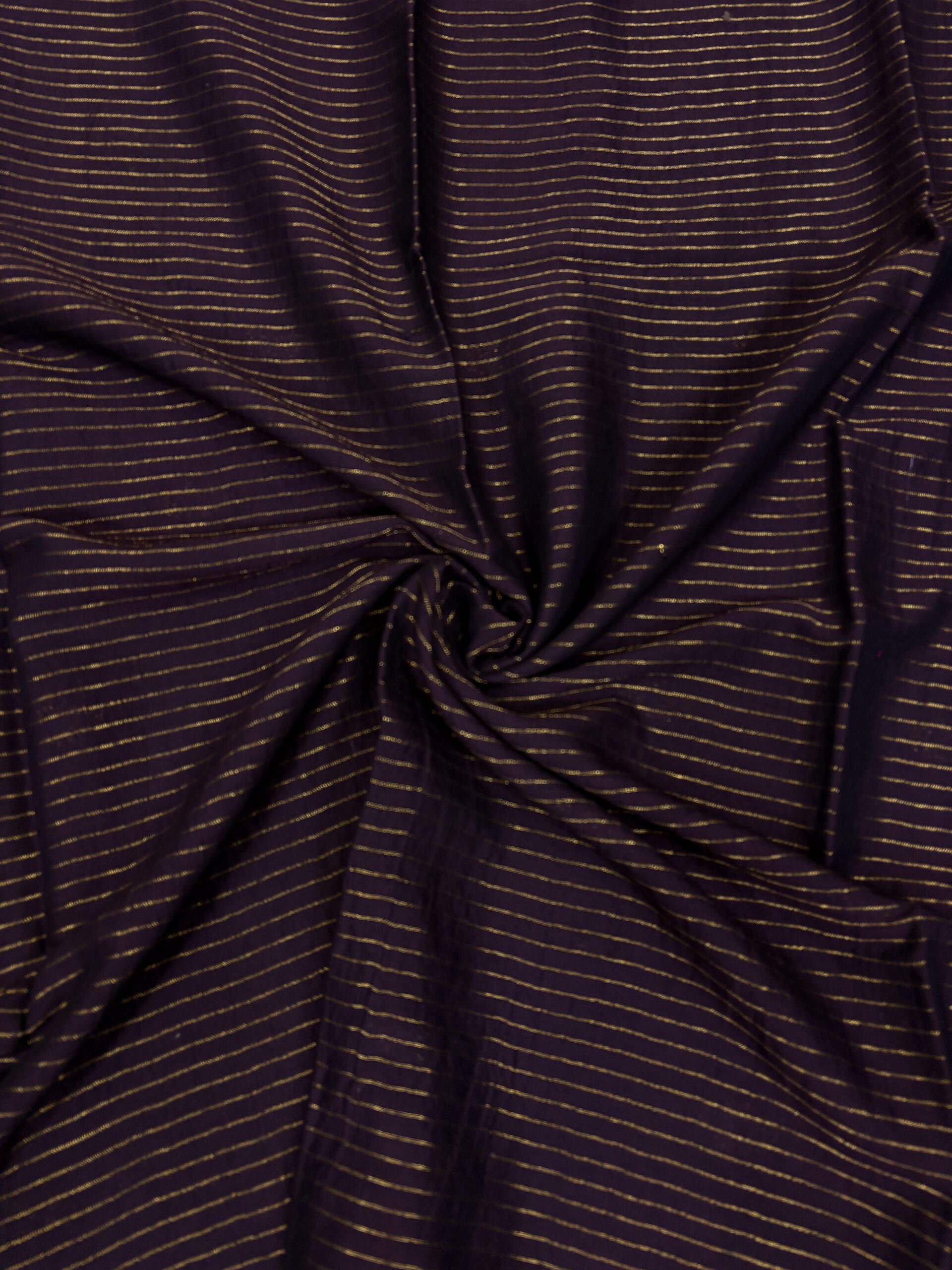 Black Paisley Katan Silk Jamdani Saree with Blouse Piece - Image 7