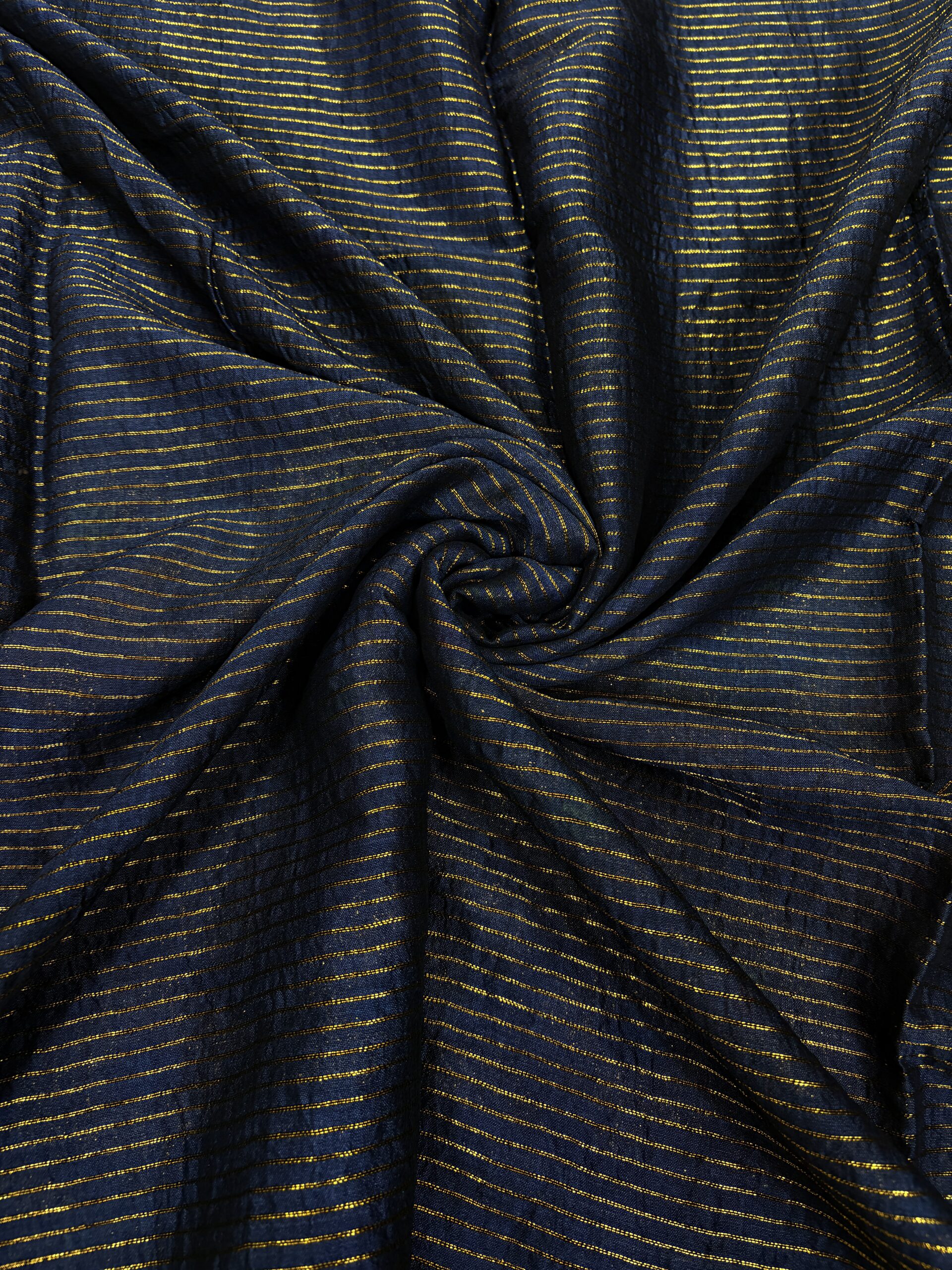 Bluish Gray Bengal Handloom Katan Silk Kanjivaram Saree - Image 6
