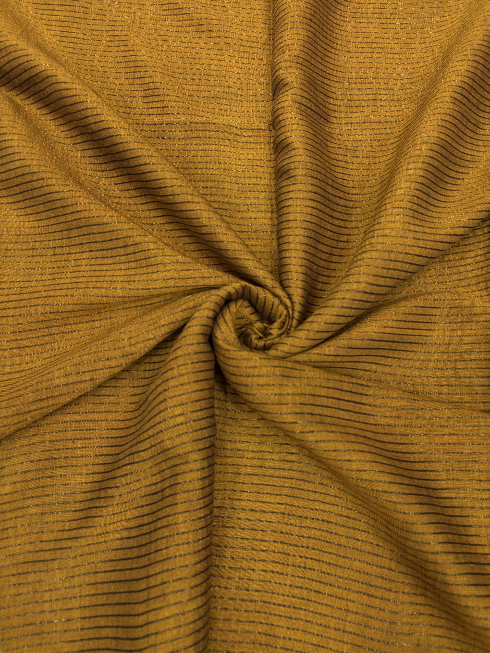 Rust Paisly Buta Organic Linen Jamdani Saree - Image 5