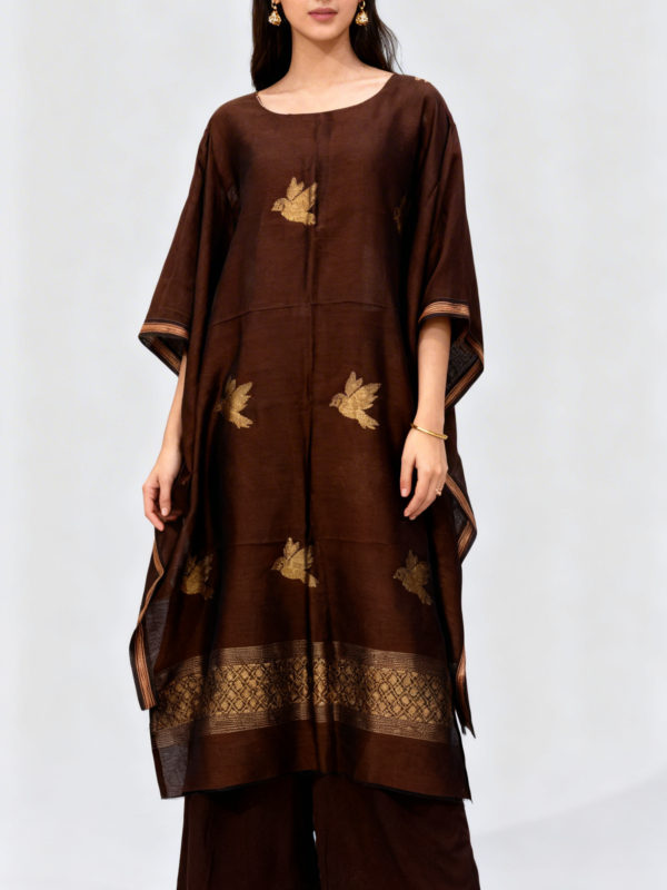 Chocolate Premuium Mulmul Cotton Coord Suit Set