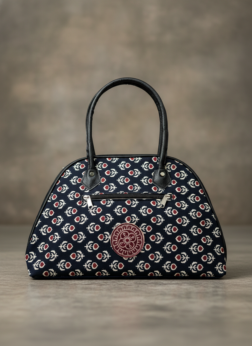 Cotton Kalamkari Printed Clutch Bag - Image 2