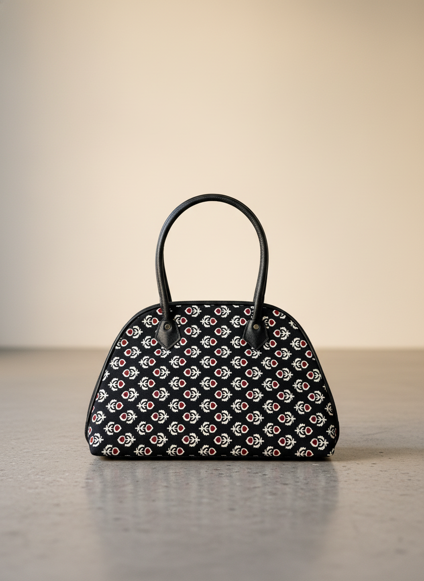 Cotton Kalamkari Printed Clutch Bag - Image 3