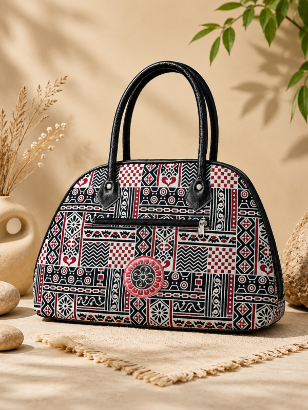 Cotton Kalamkari Printed Clutch Bag