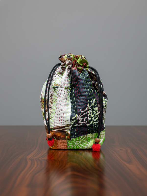 Kantha Stitch Batua Bag