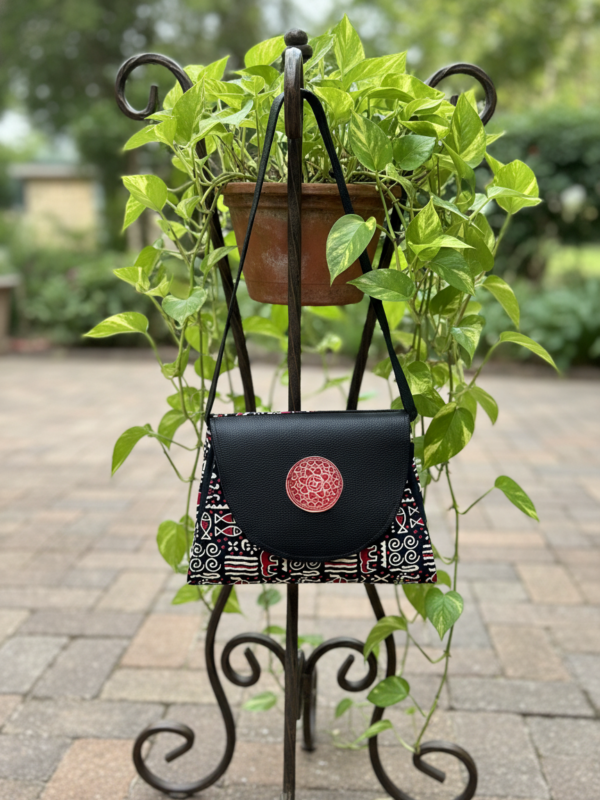 Cotton Kalamkari Printed Crossbody Sling Fold Bag for Women and Girls Multicolour