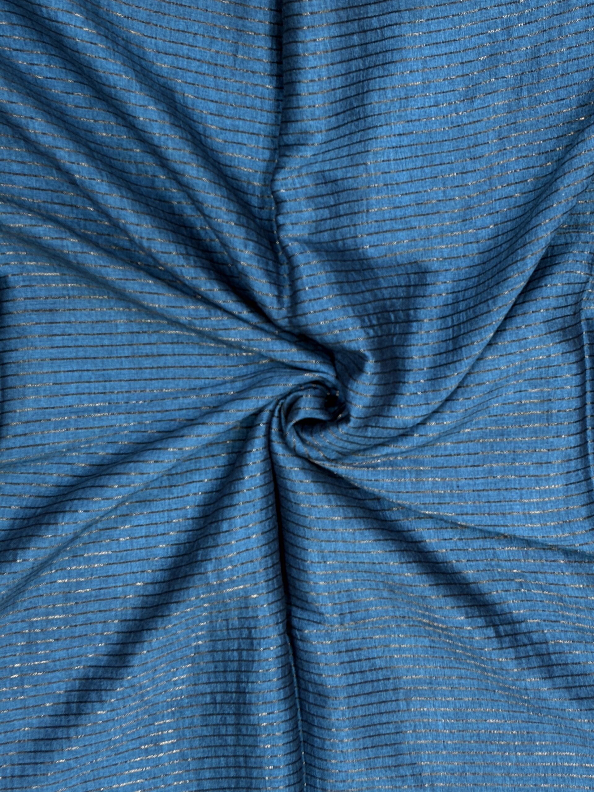 Gray Floral Mina Buta Organic Linen Jamdani Saree - Image 7