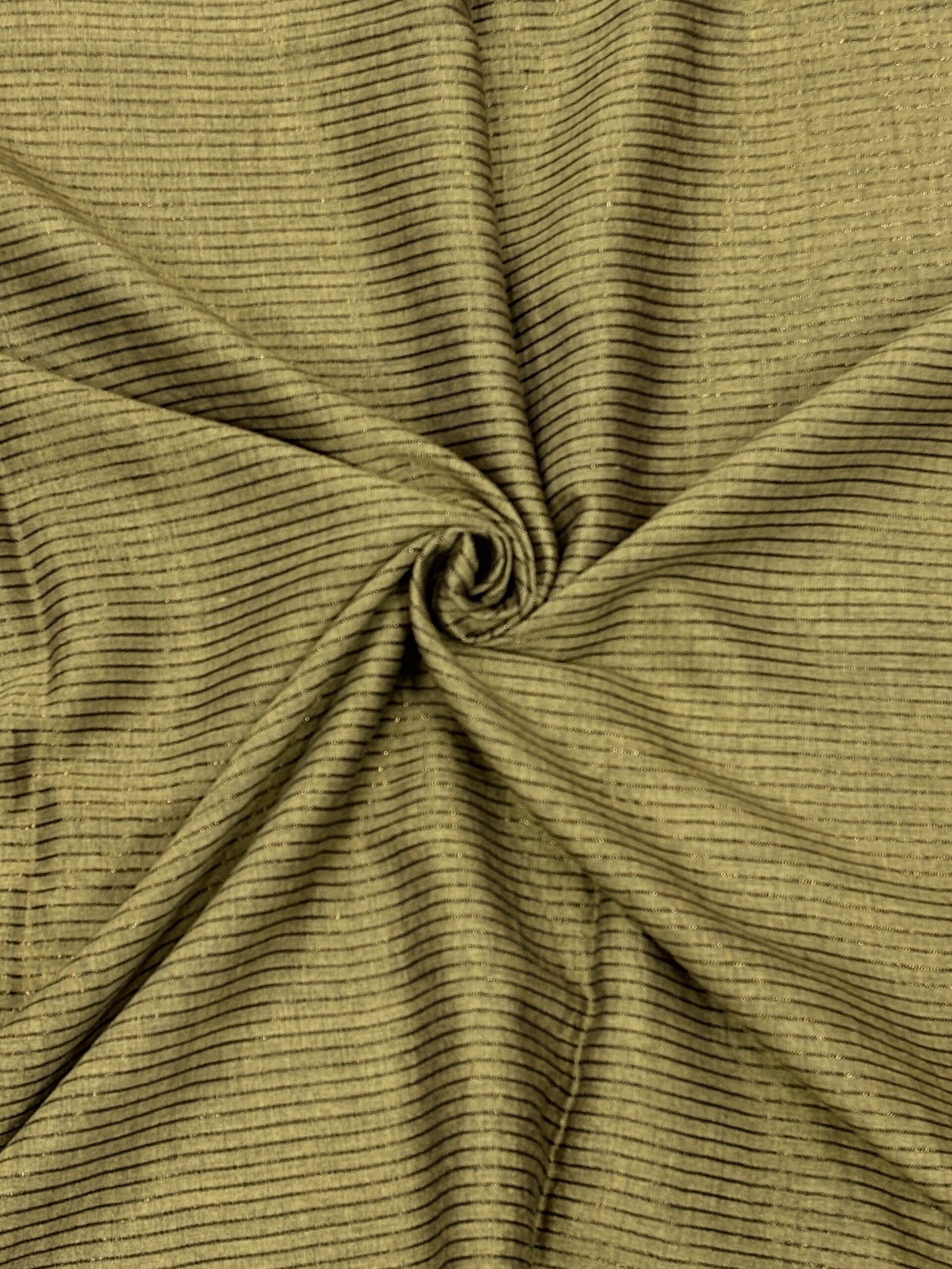 Greenish Yellow Katan Silk Jamdani Saree with Blouse Piece - Image 7