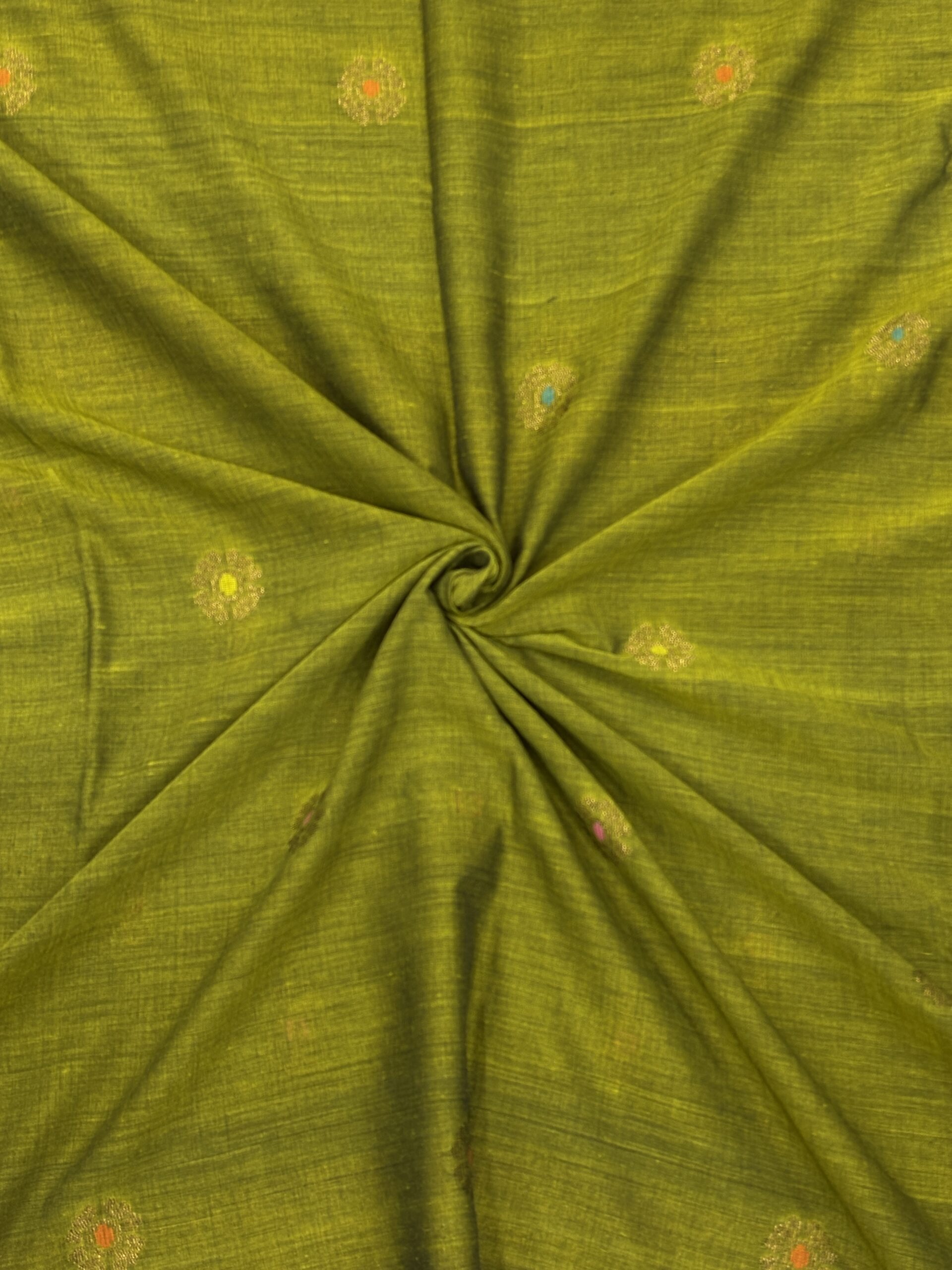 Black Handloom Premium Soft Cotton Silk Party Wear Jamdani Saree with Blouse Piece - Image 6