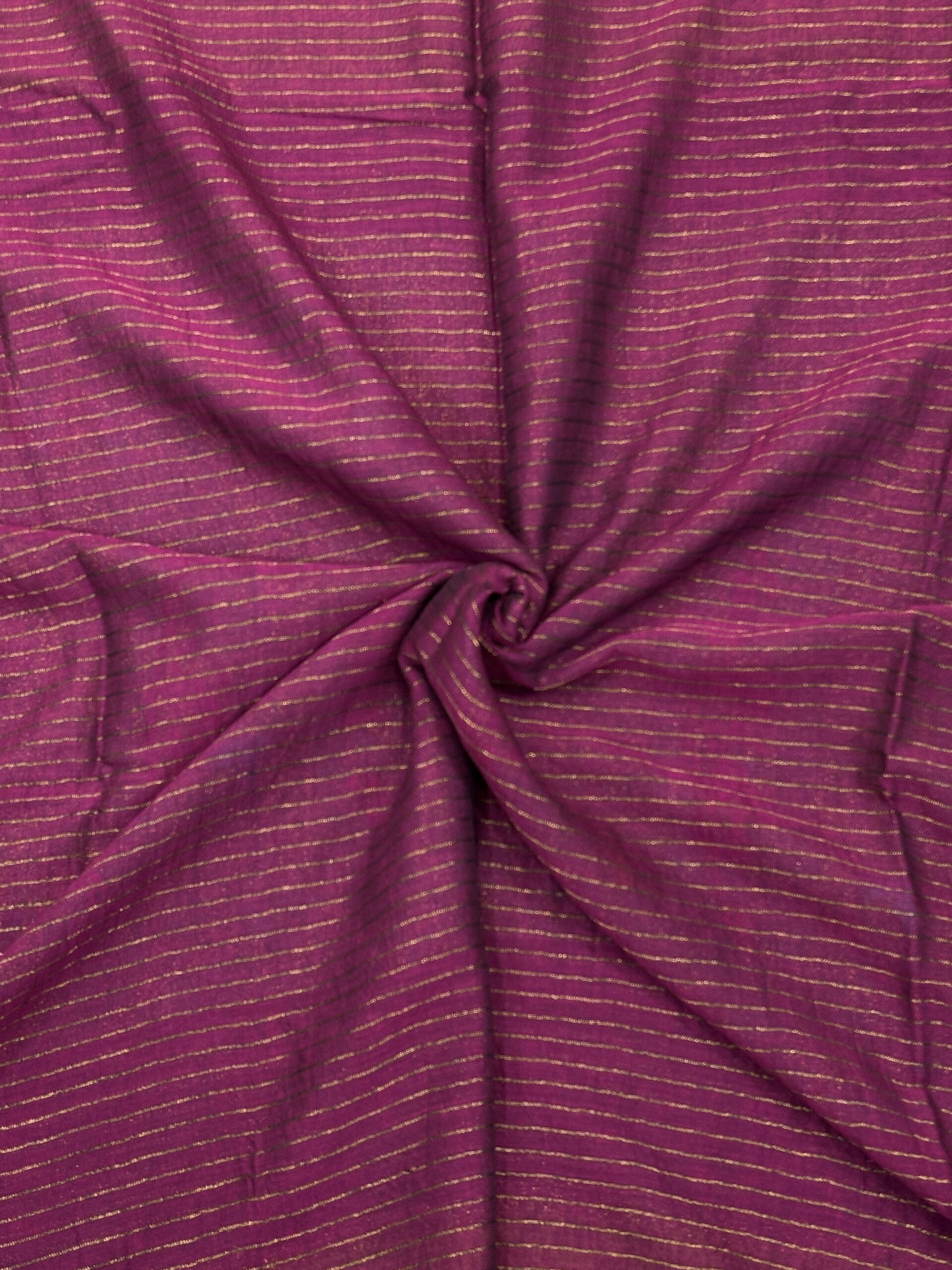 Golden Paisley Katan Silk Jamdani Saree with Blouse Piece - Image 7