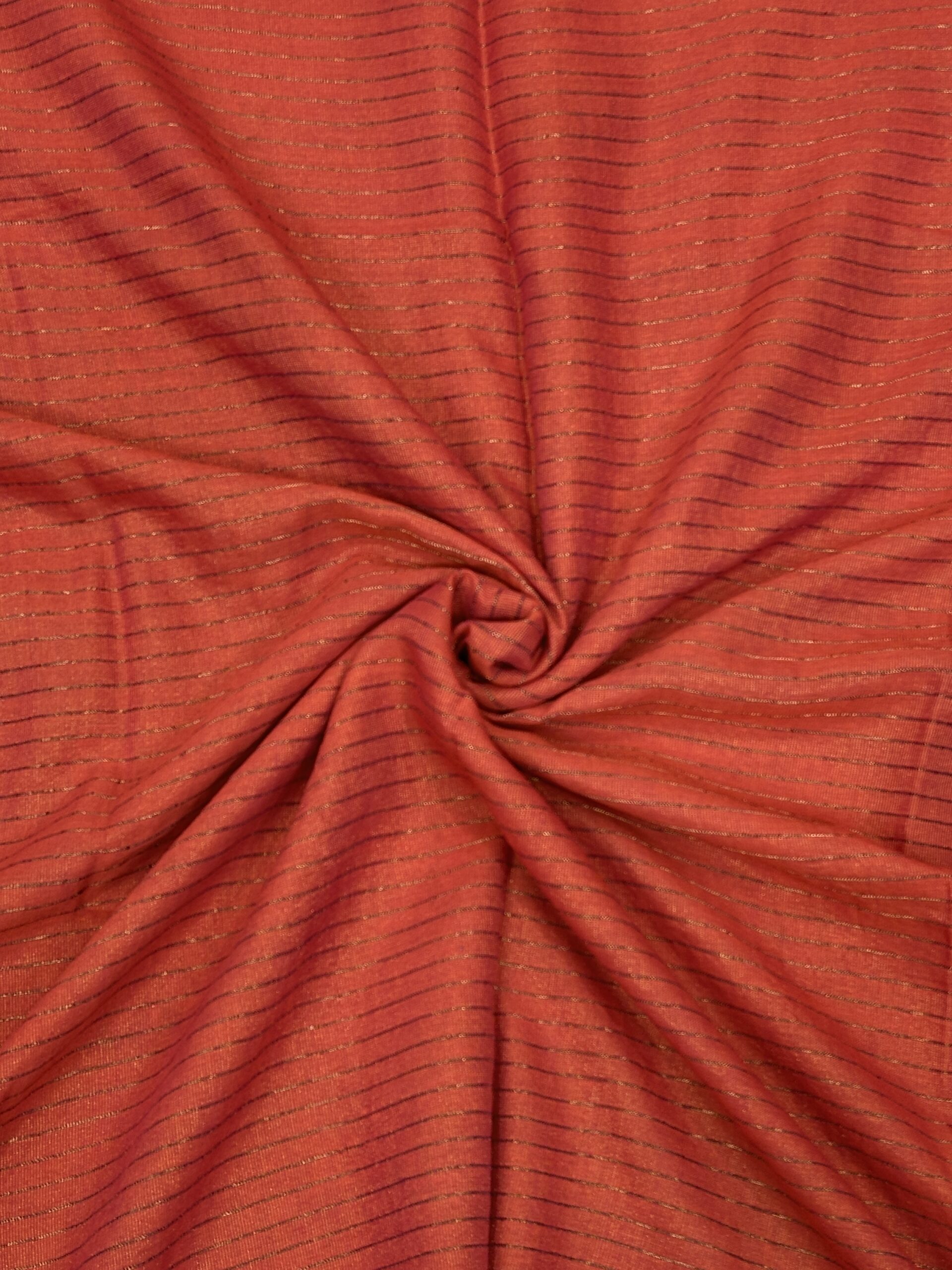 Pink Floral Mina Buta Tissue Organic Linen Jamdani Saree with Blouse Piece - Image 6