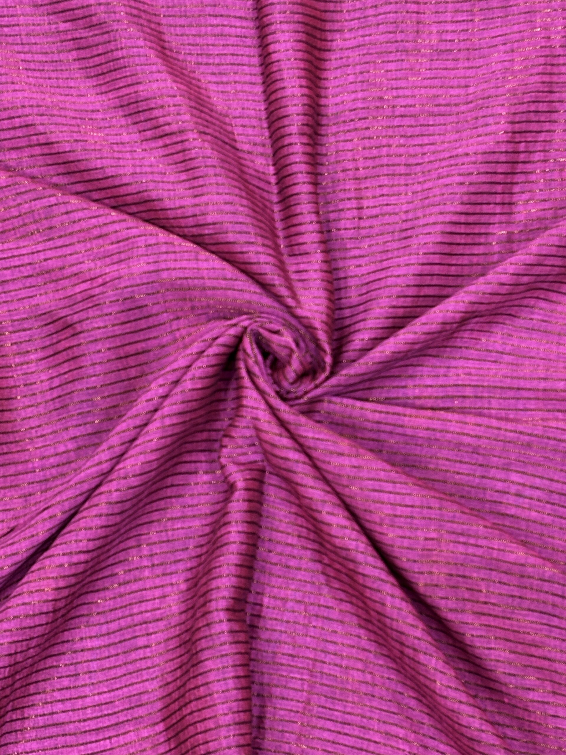 Wine Handloom Premium Soft Cotton Silk Party Wear Jamdani Saree with Blouse Piece - Image 5